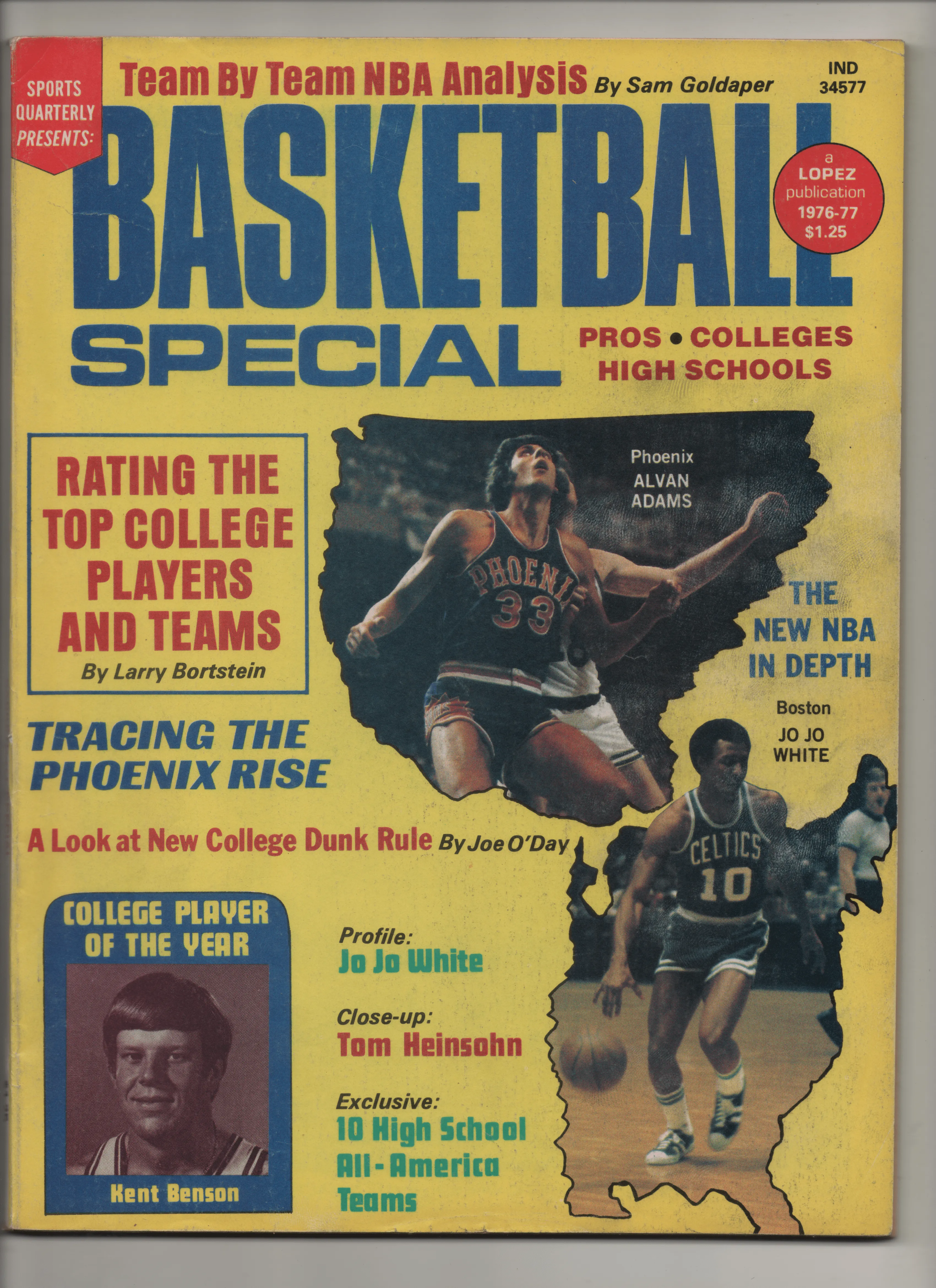 [1 of 1] 1976-77 Sports Quarterly Presents Basketball Special - Pros/Colleges/High Schools