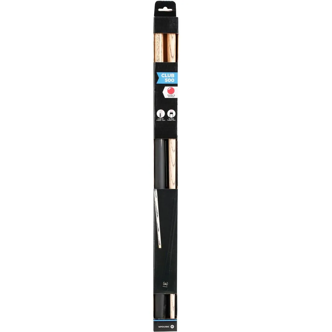 1/2-Jointed 2-Piece Snooker and Billiards Cue Club 500