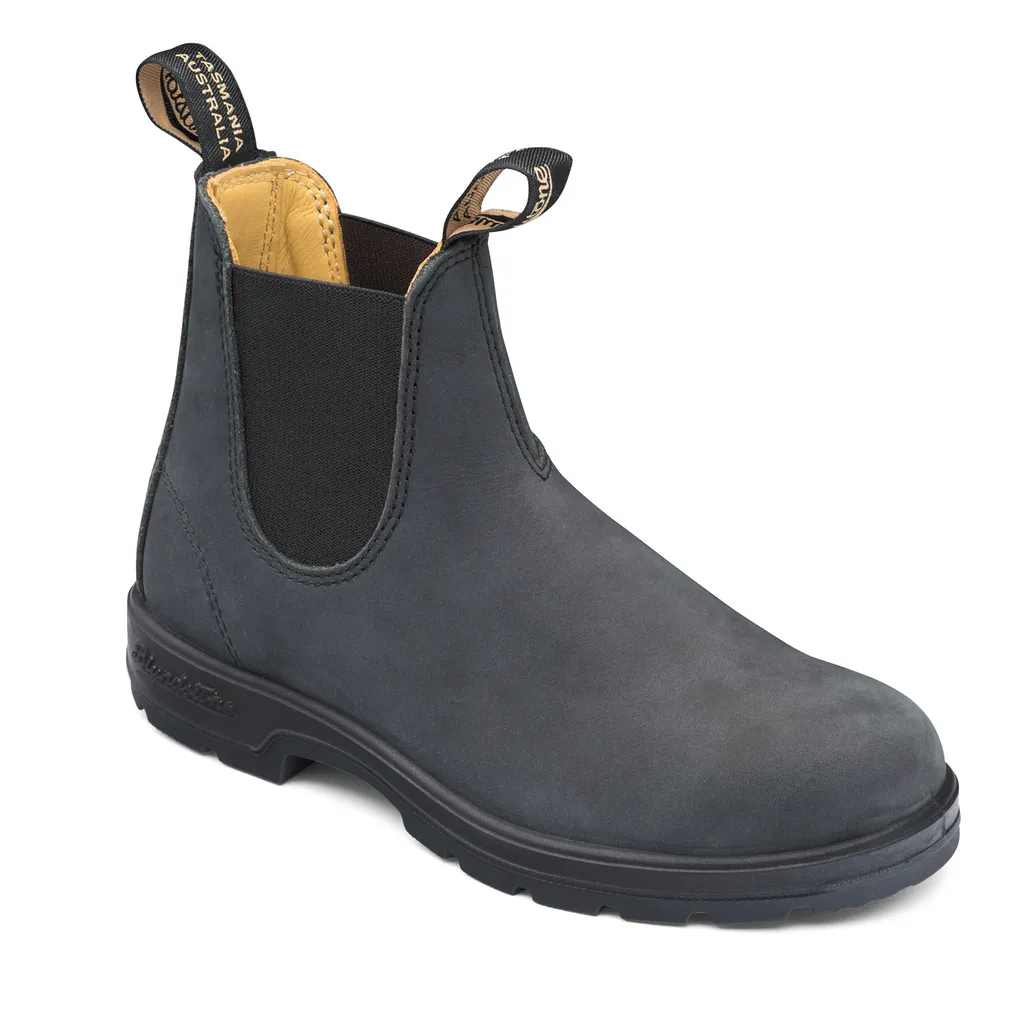 587 Classic - Rustic Black Leather||587 Classique - Cuir noir rustique