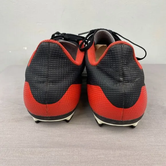 Adidas cleats men 12 red lace predator 20.4 soccer FG ee9566