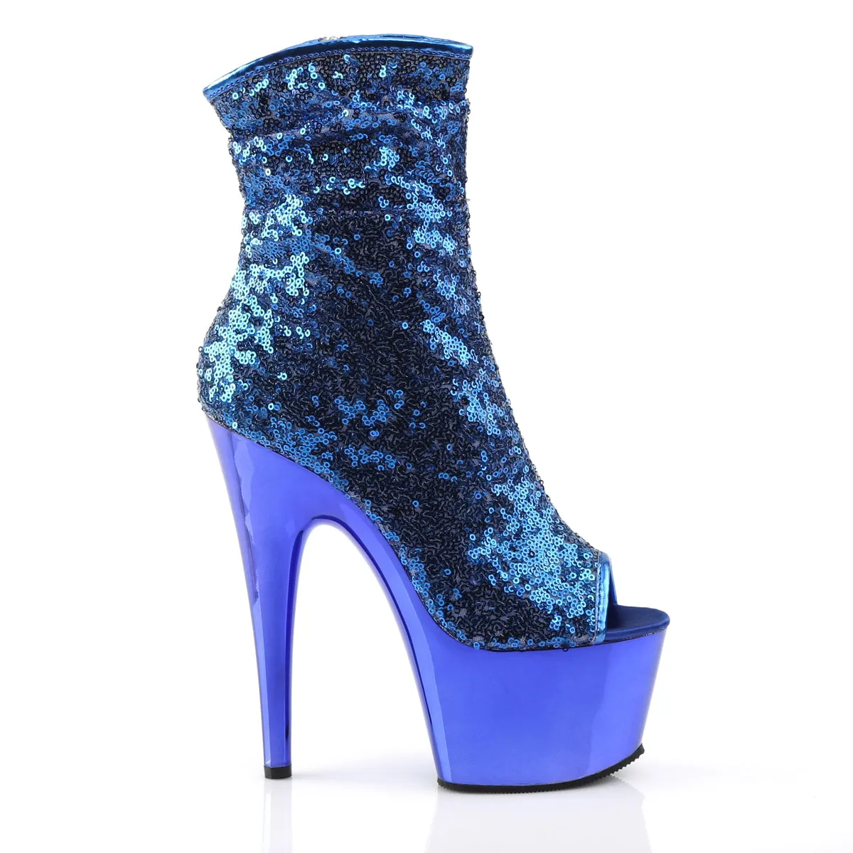 ADORE-1008SQ  Blue Sequins/Blue Chrome