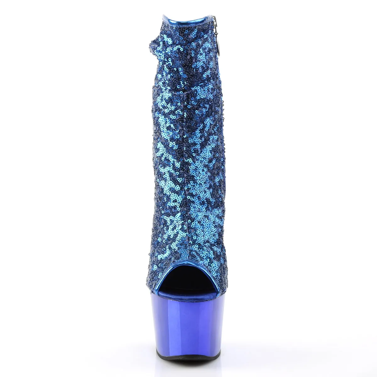 ADORE-1008SQ  Blue Sequins/Blue Chrome