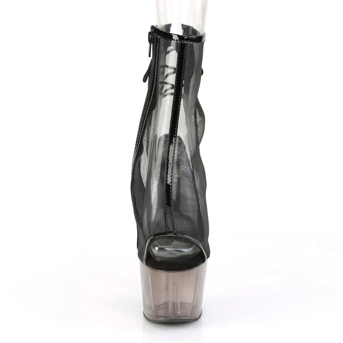 ADORE-1018MSHT  Black Patent-Mesh/Smoke Tinted