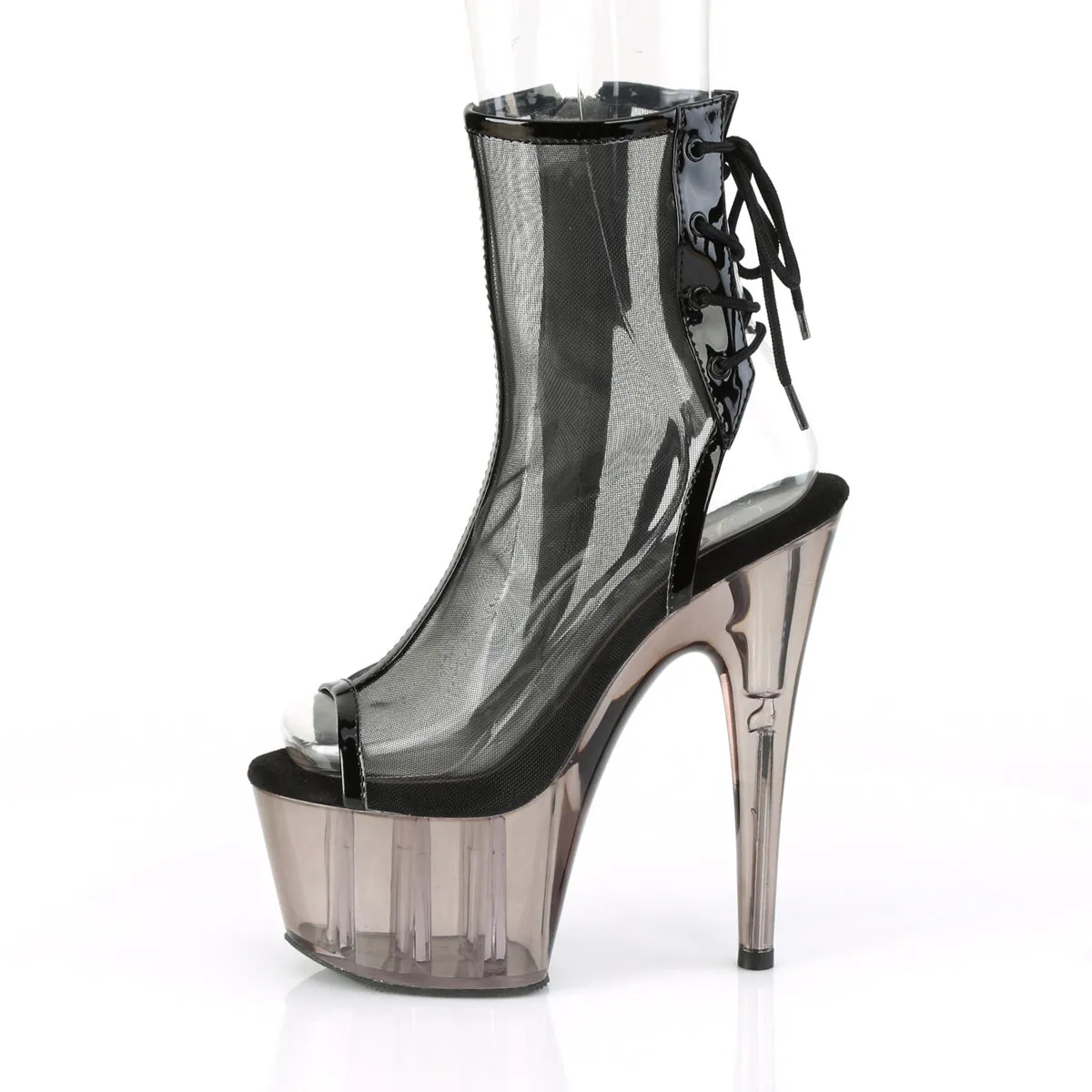 ADORE-1018MSHT  Black Patent-Mesh/Smoke Tinted