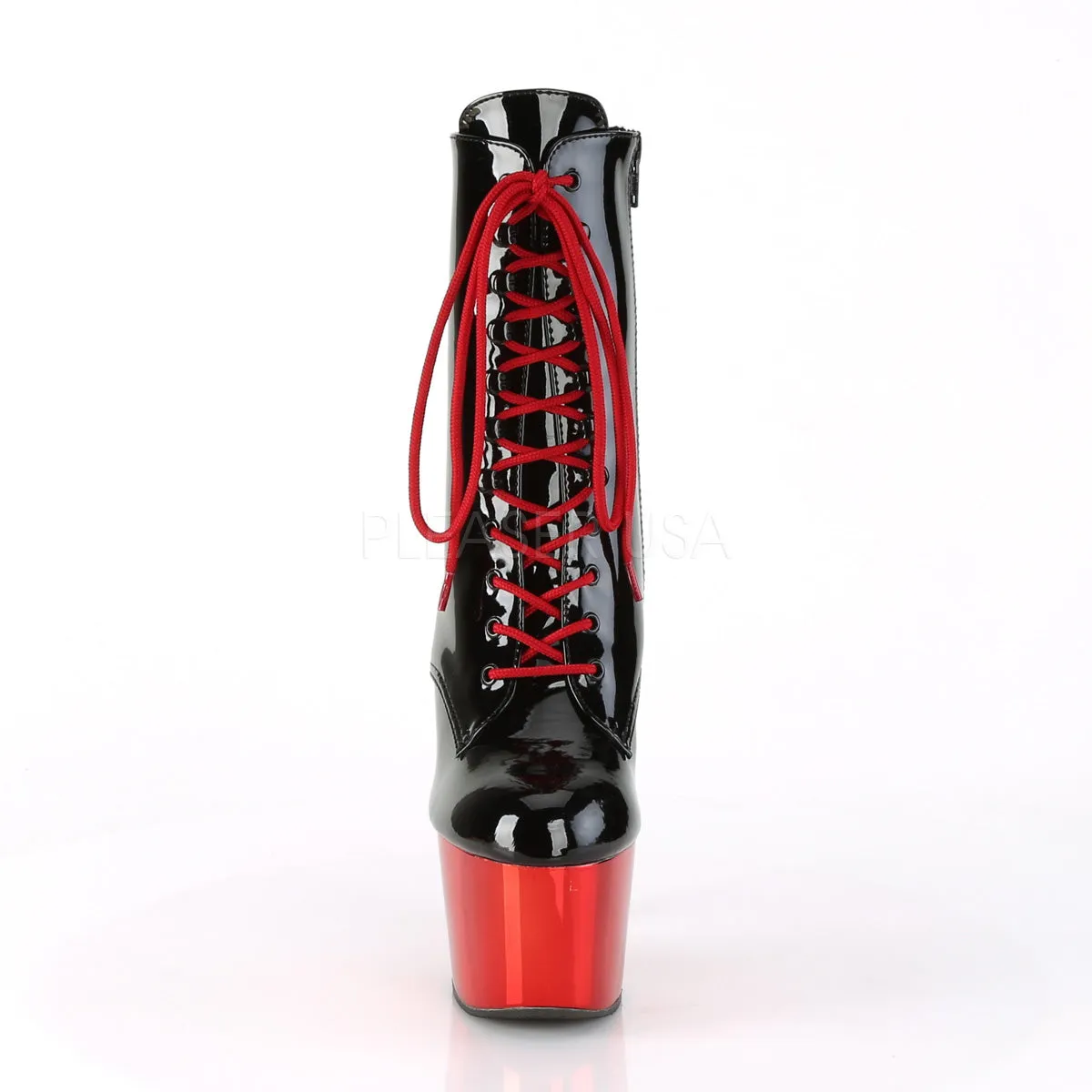 ADORE-1020  Black Patent/Red Chrome