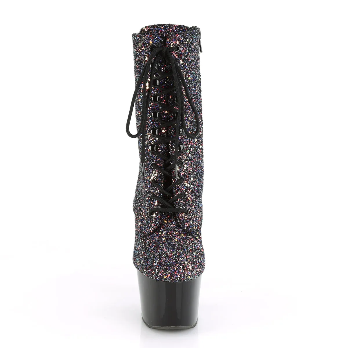 ADORE-1020LG  Purple Multi Glitter/Black