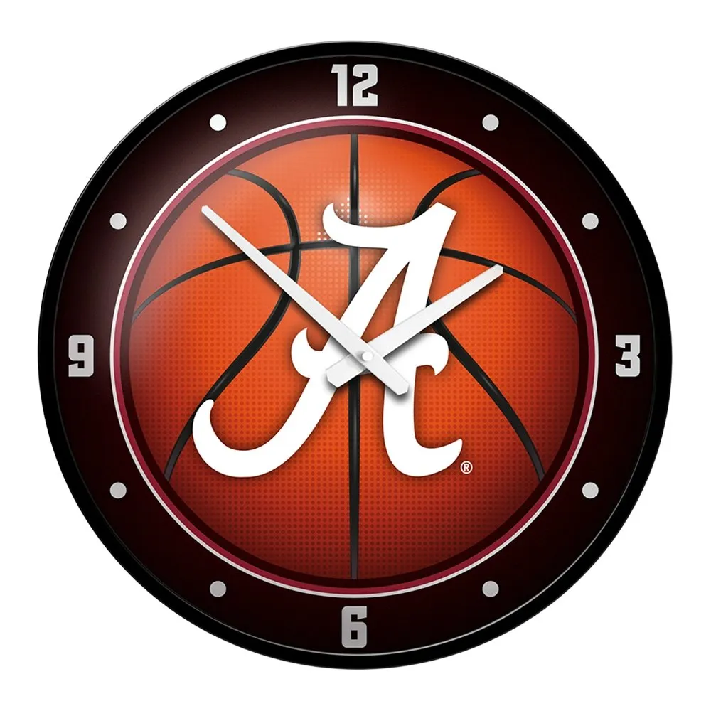 Alabama Crimson Tide: Basketball - Modern Disc Wall Clock