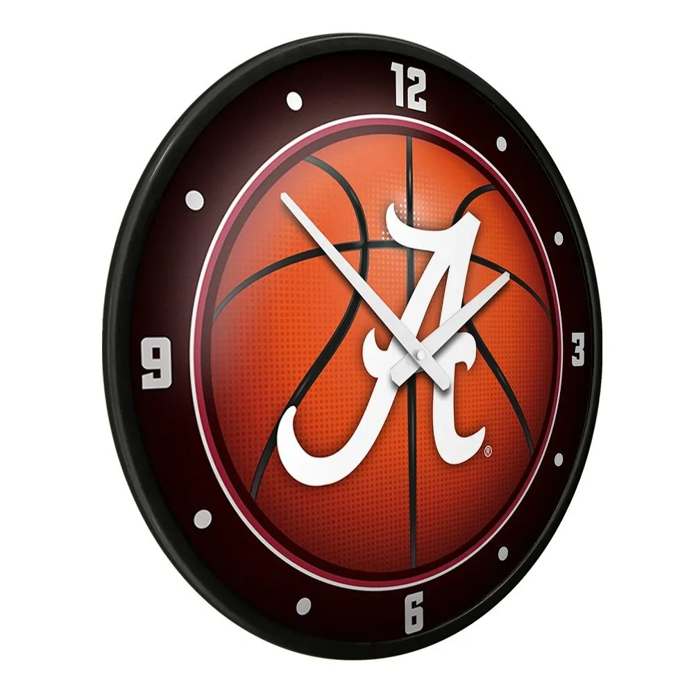 Alabama Crimson Tide: Basketball - Modern Disc Wall Clock