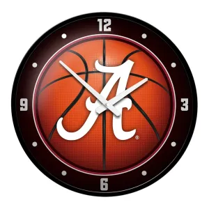 Alabama Crimson Tide: Basketball - Modern Disc Wall Clock