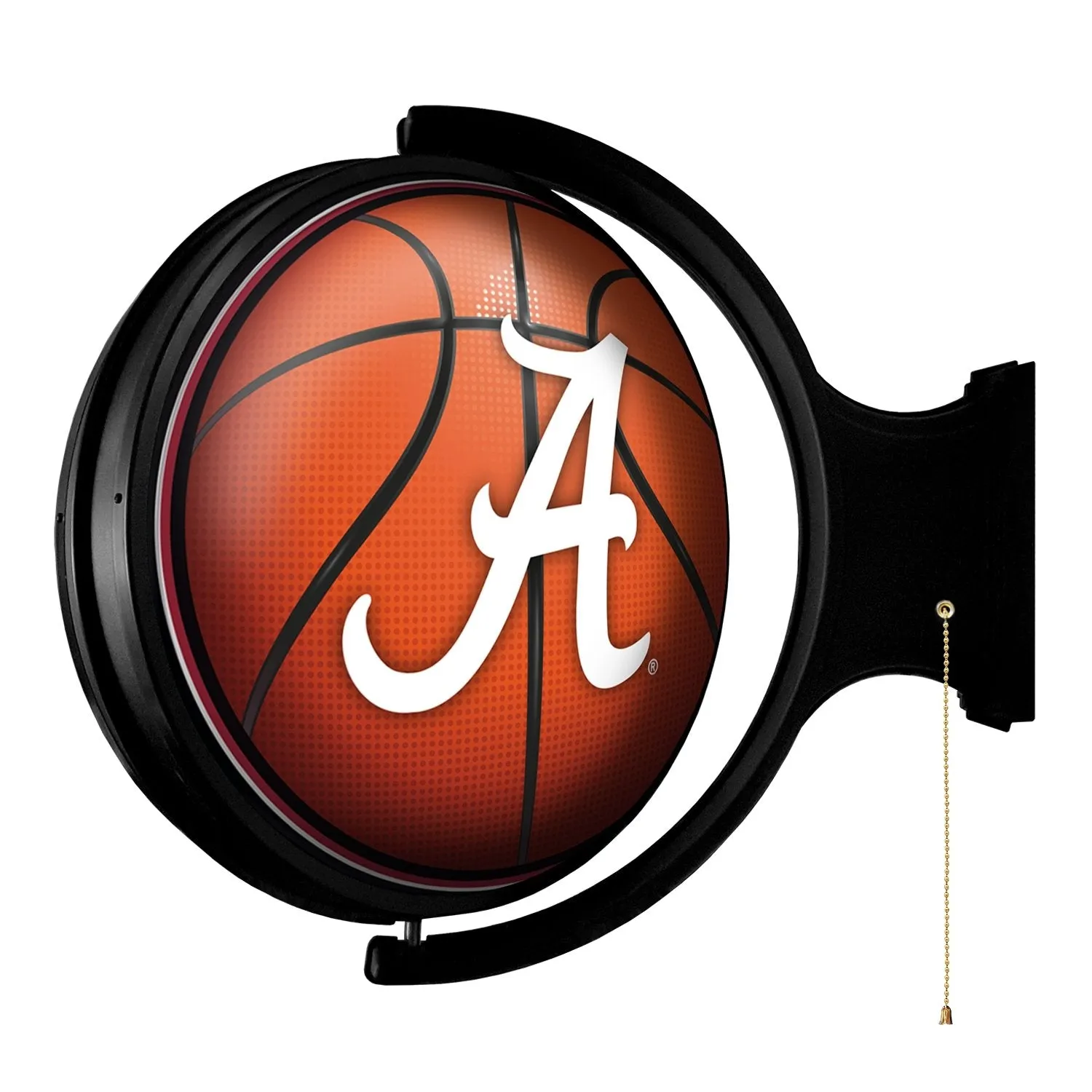 Alabama Crimson Tide: Basketball - Original Round Rotating Lighted Wall Sign