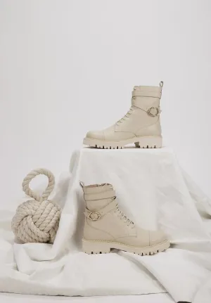 Amy-Cuir Beige