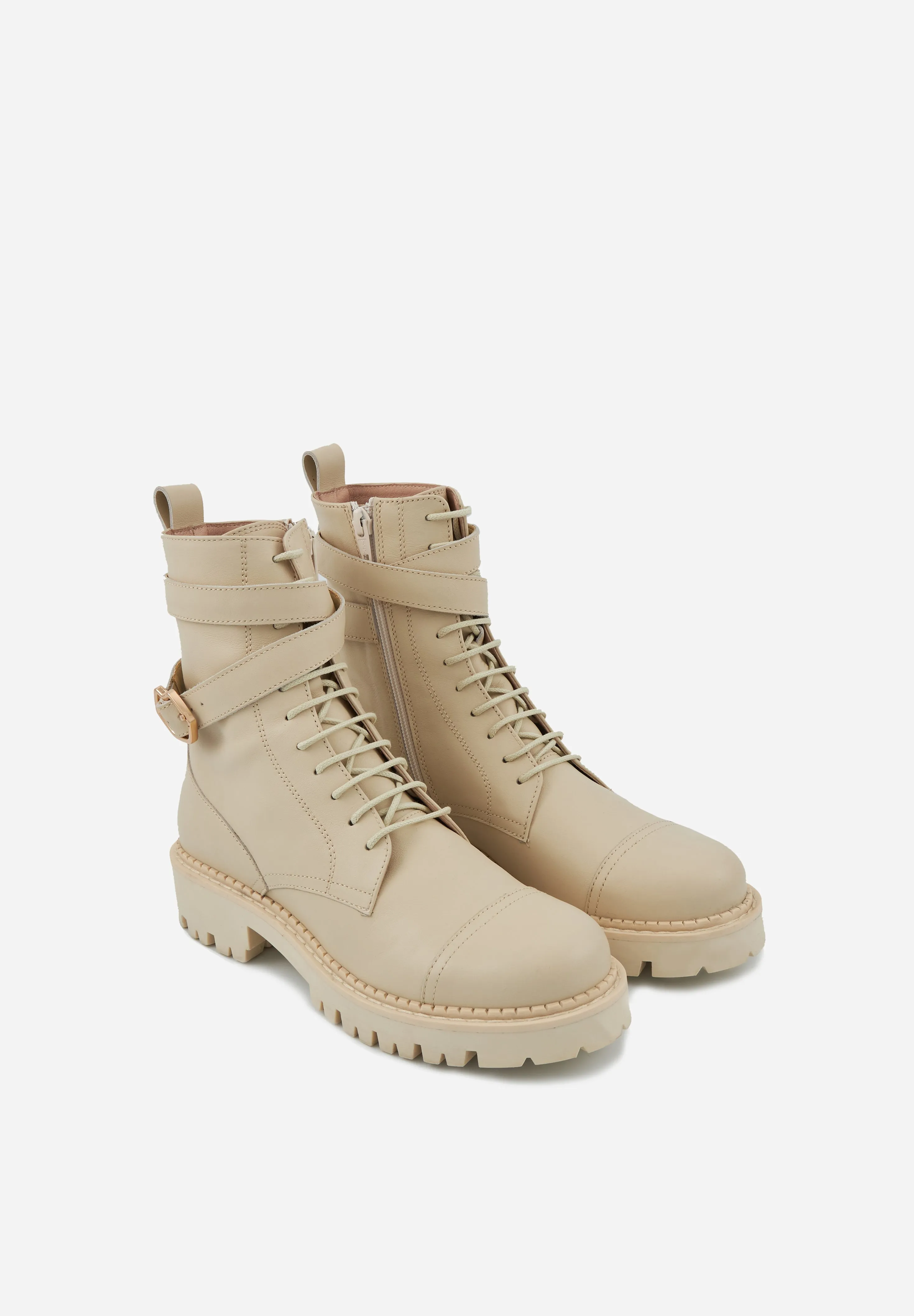 Amy-Cuir Beige