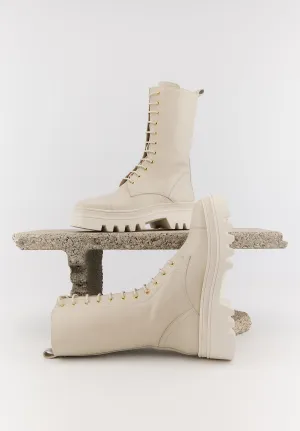 Anita-Cuir Lisse Beige