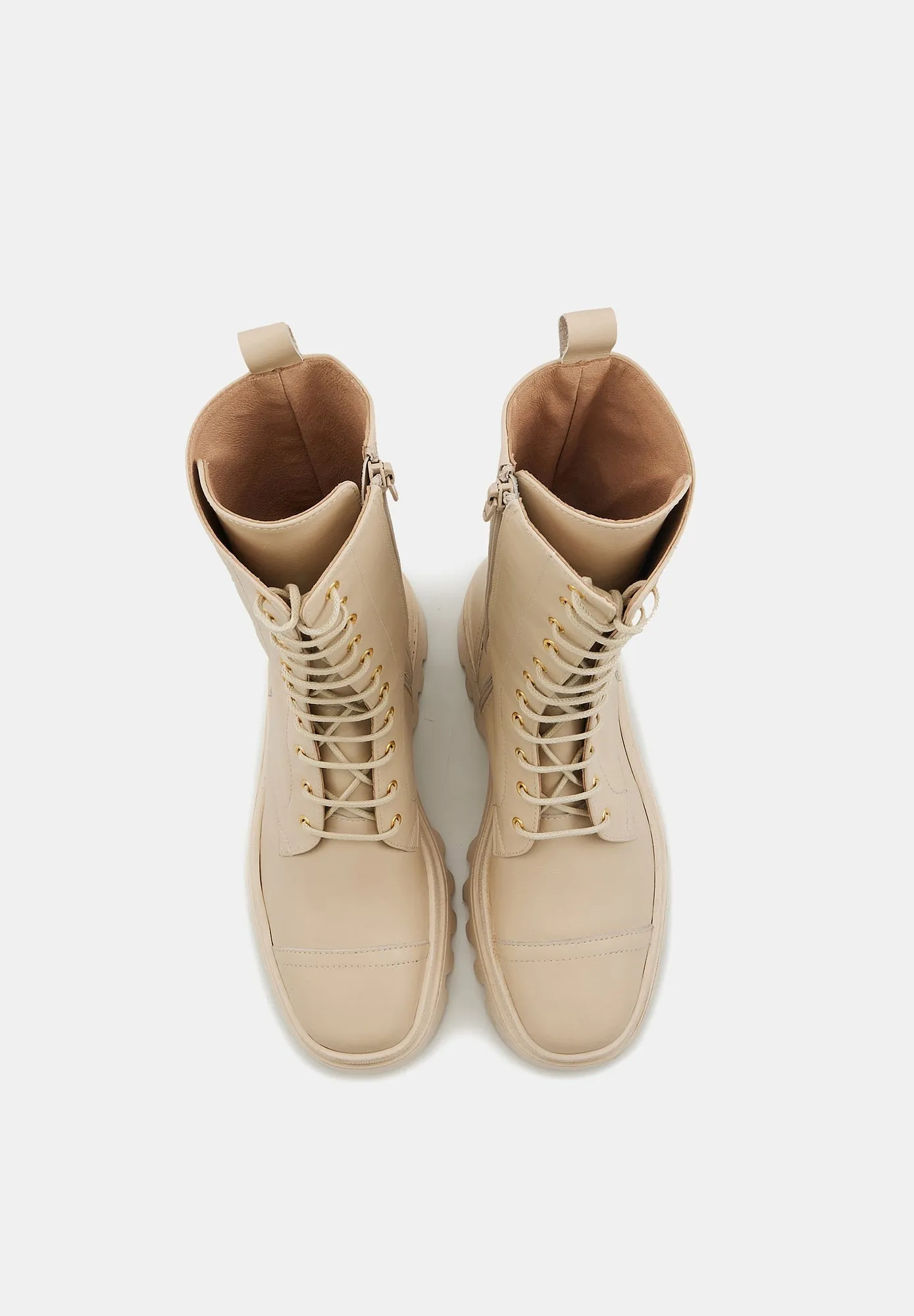 Anita-Cuir Lisse Beige