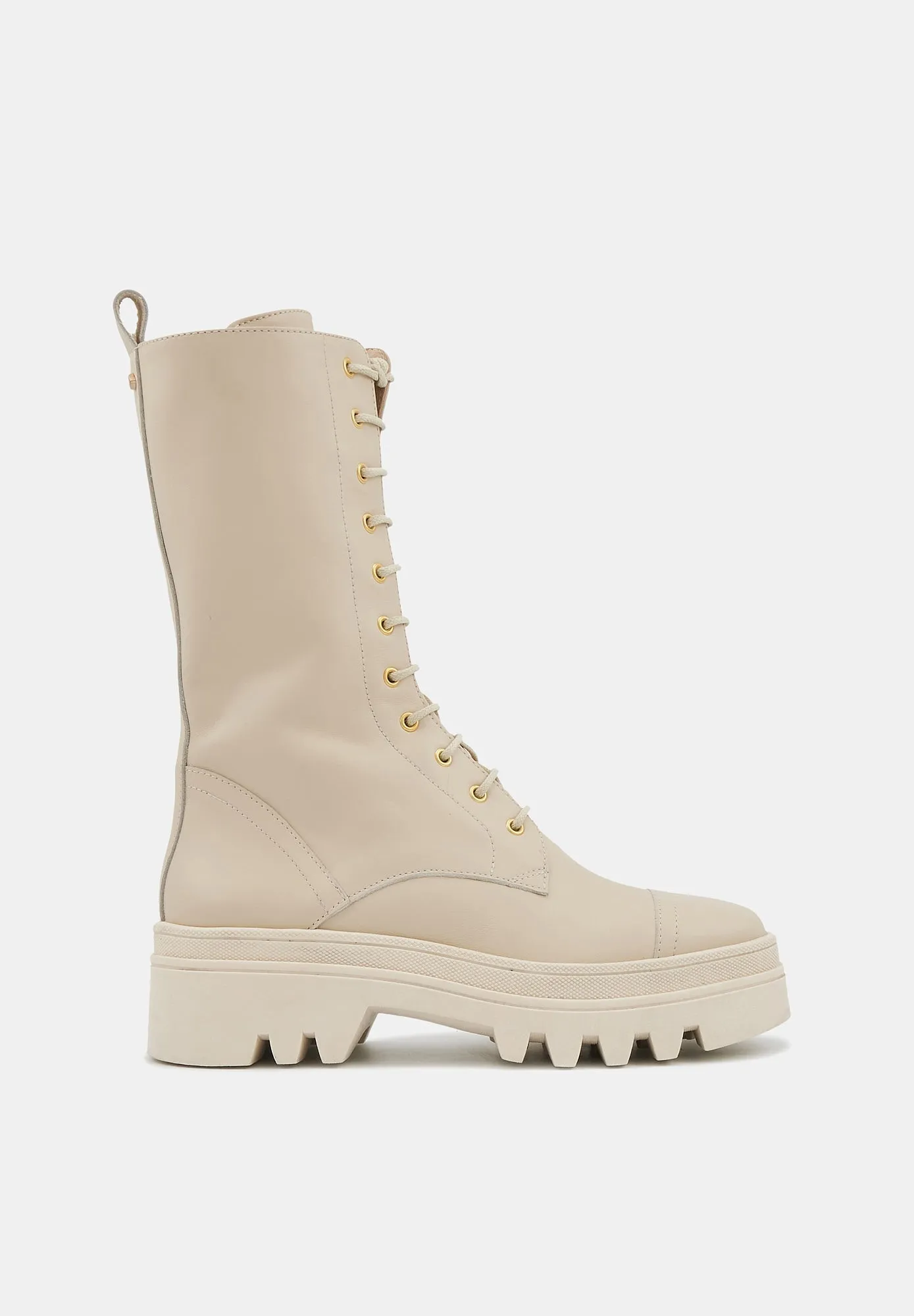 Anita-Cuir Lisse Beige