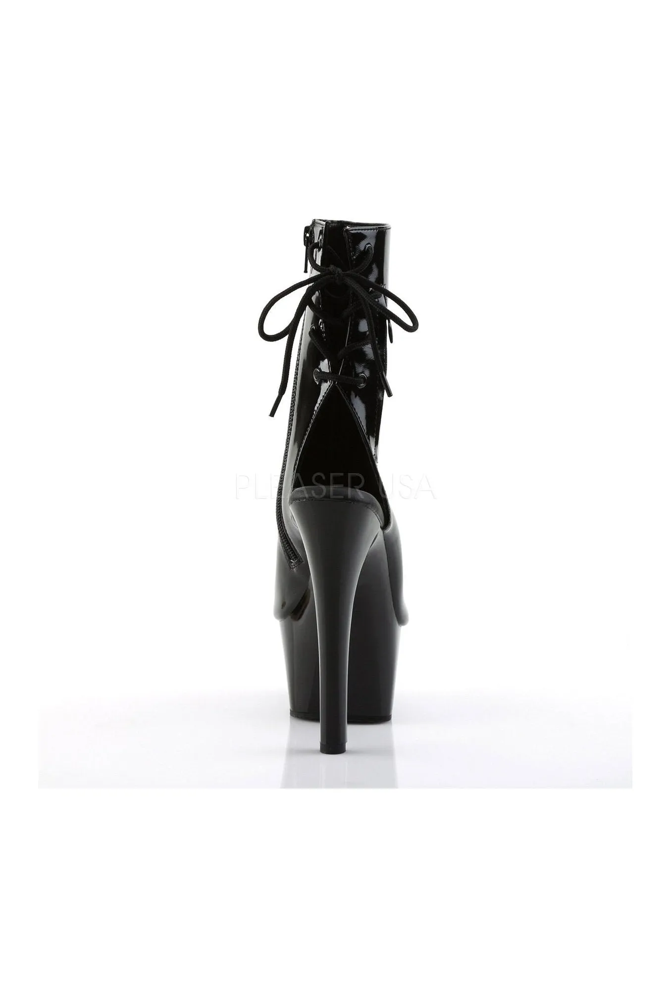 ASPIRE-1018 Platform Boot  | Black Patent