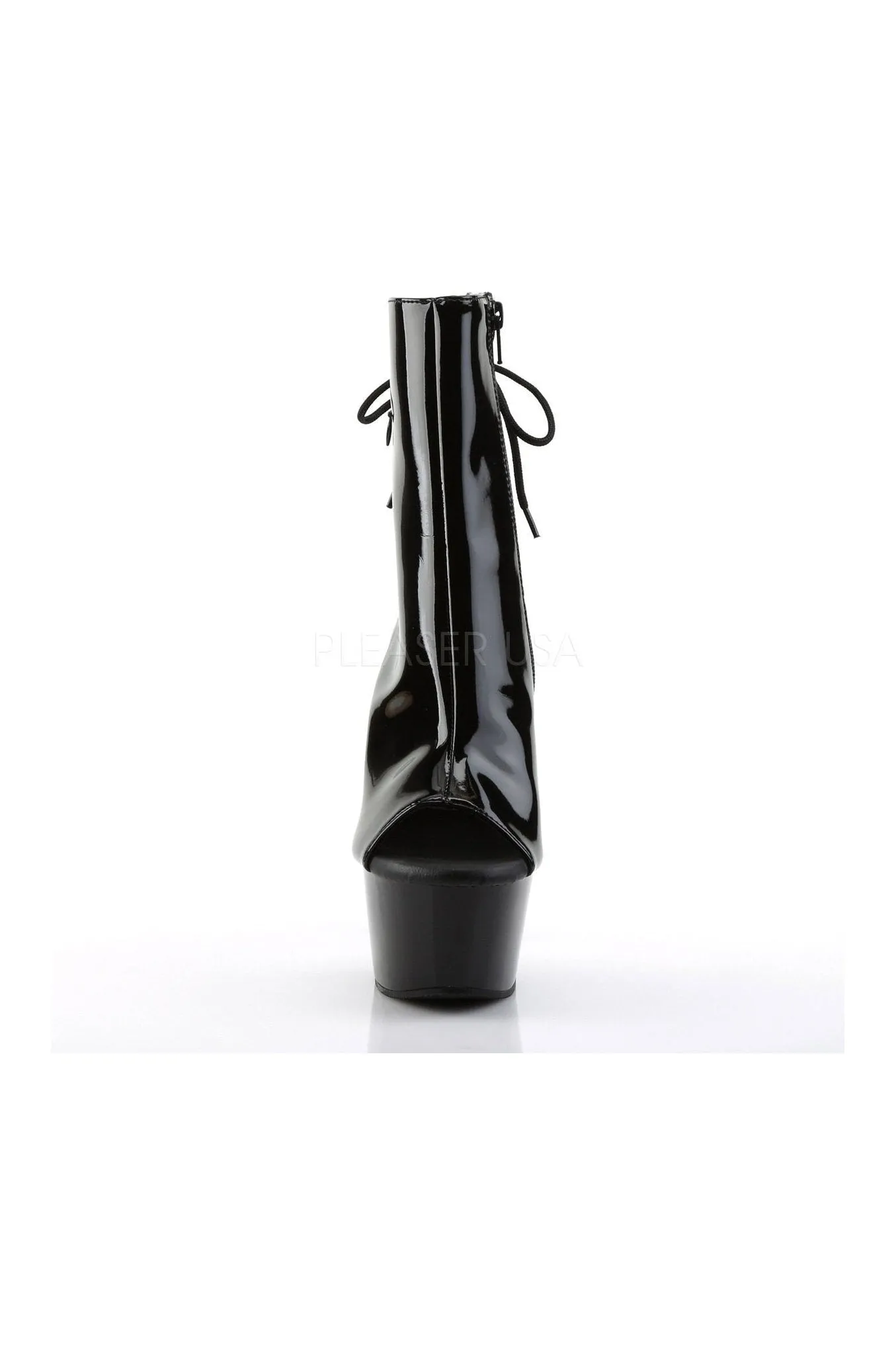 ASPIRE-1018 Platform Boot  | Black Patent