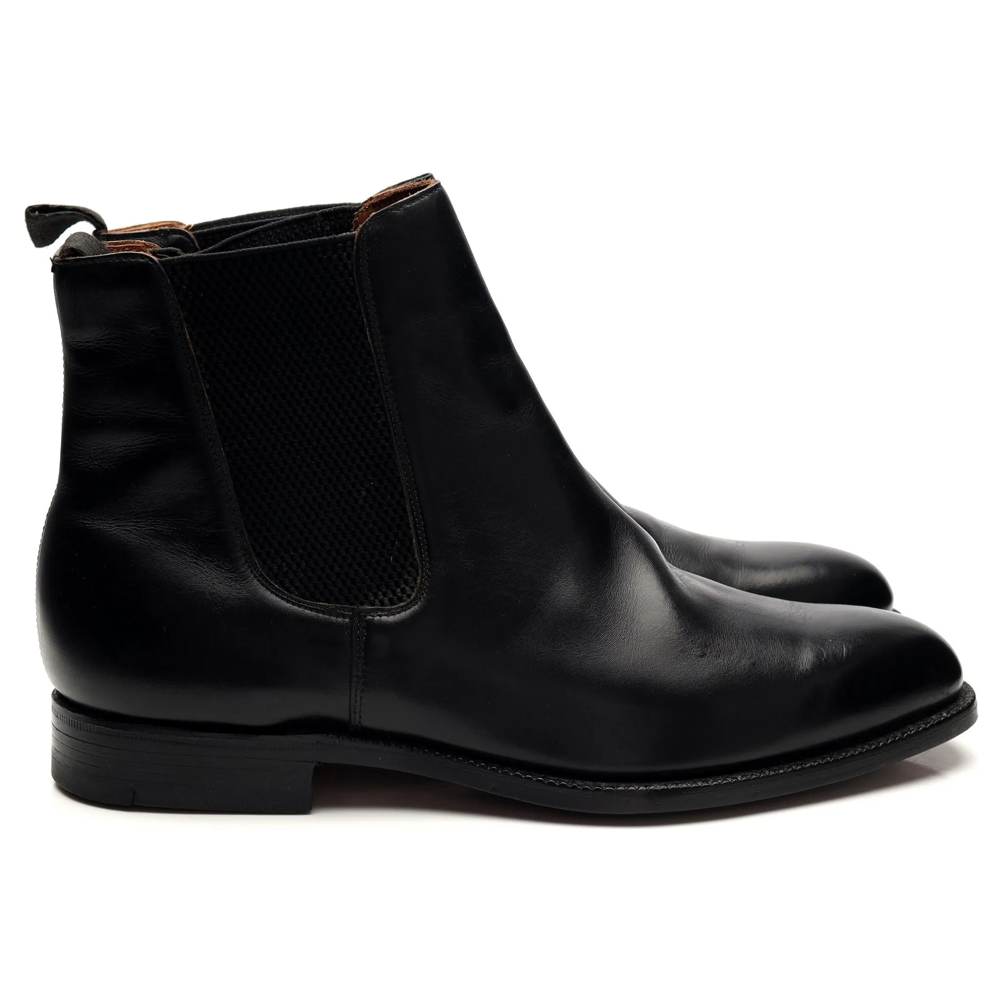'Astoria' Black Leather Chelsea Boots UK 8 G