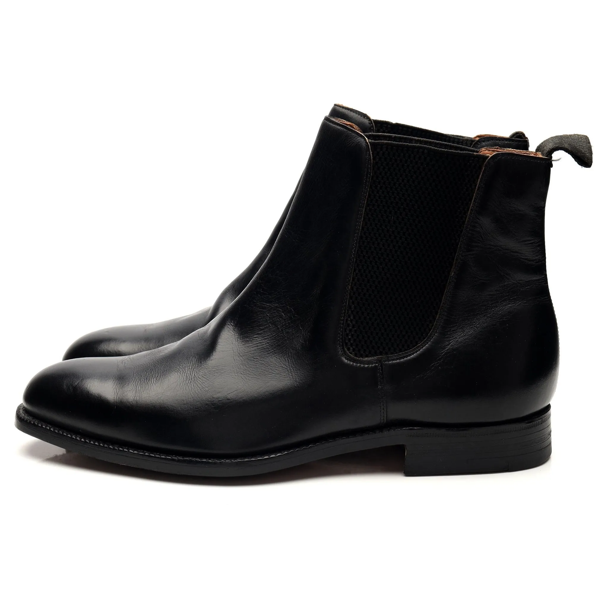 'Astoria' Black Leather Chelsea Boots UK 8 G