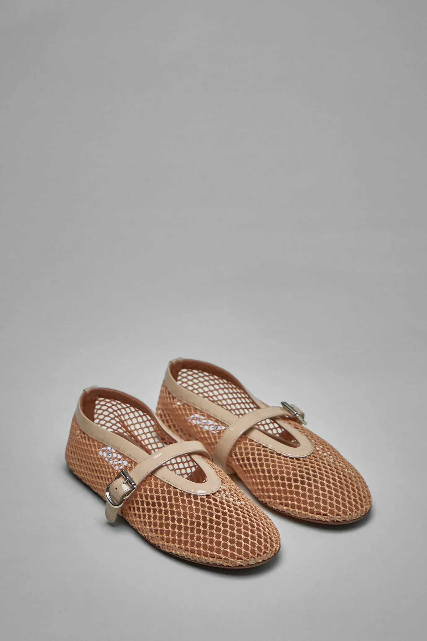 Ballet Flats in Fishnet