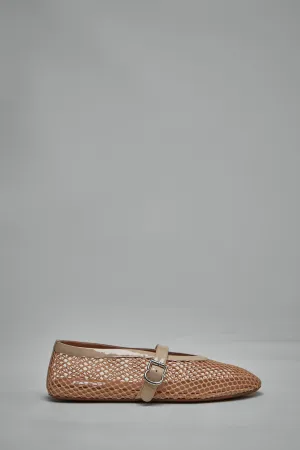 Ballet Flats in Fishnet