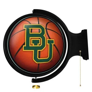 Baylor Bears: Basketball - Original Round Rotating Lighted Wall Sign
