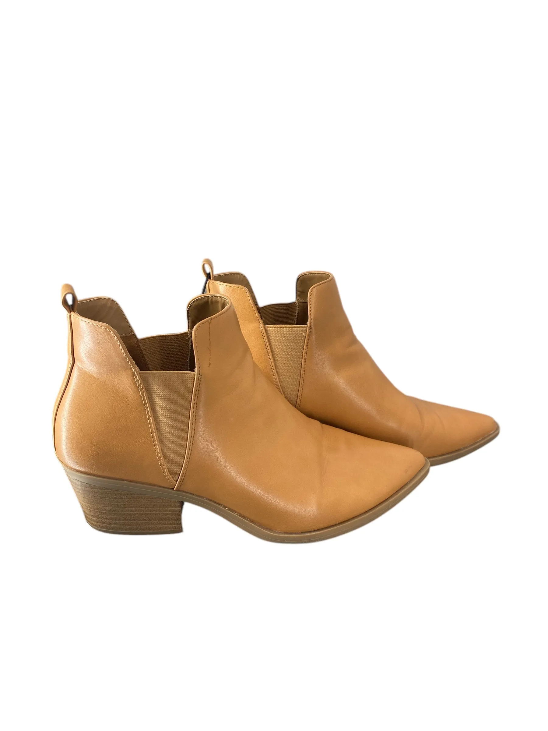 Boots Ankle Flats By Universal Thread In Brown, Size: 10