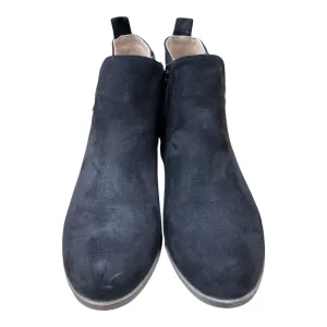 Boots Ankle Heels By Clothes Mentor In Black, Size: 8.5