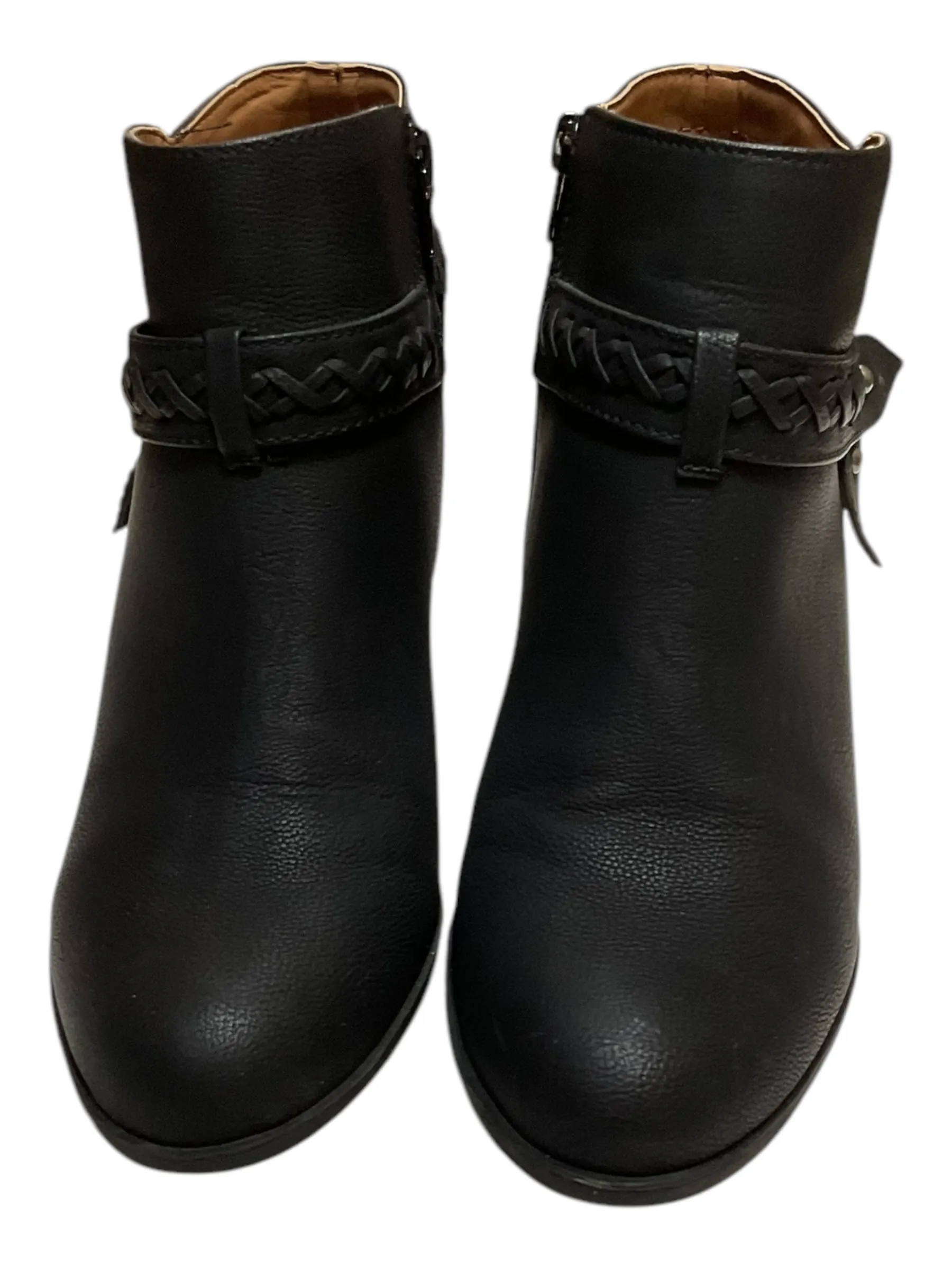 Boots Ankle Heels By Indigo In Black, Size: 8
