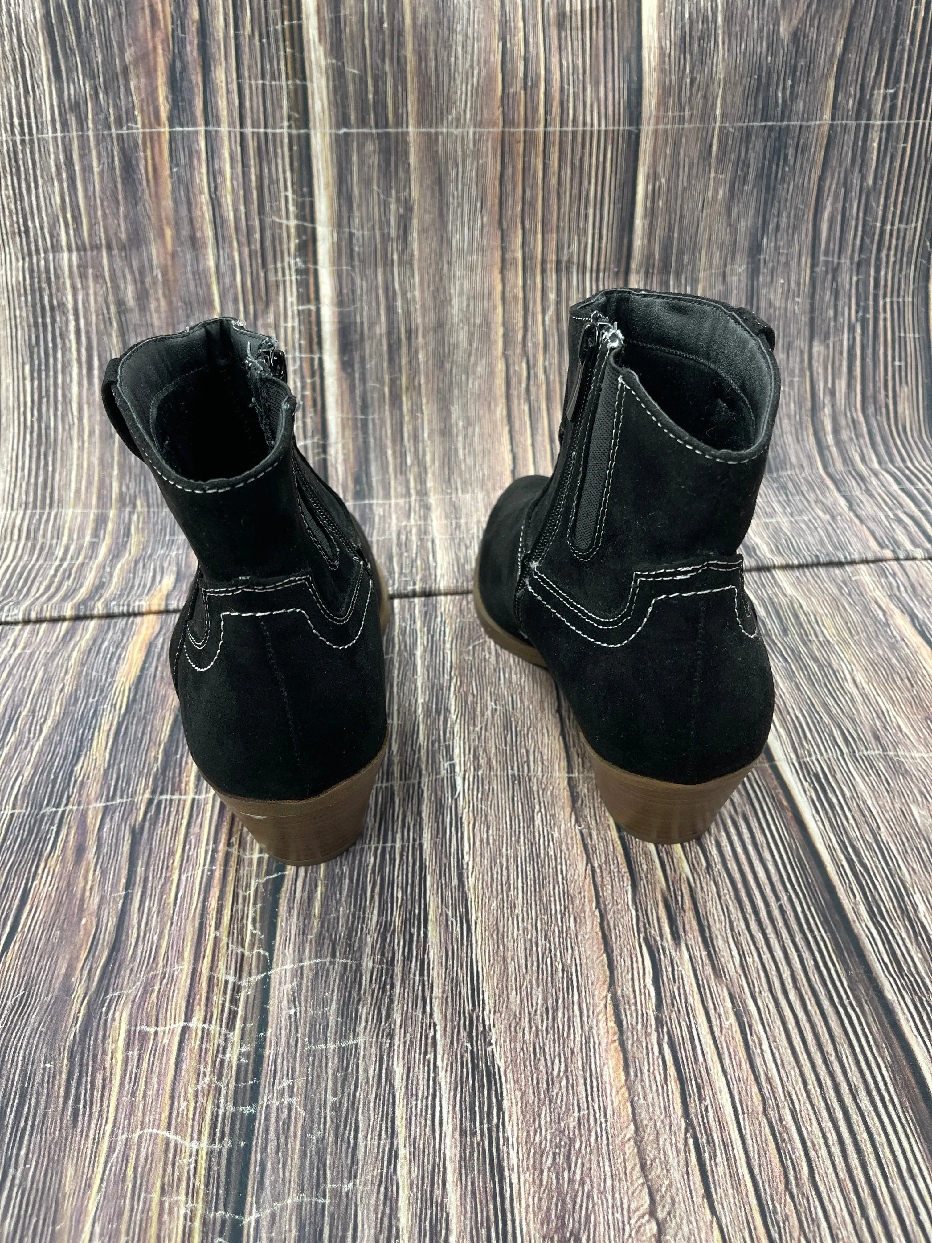 Boots Ankle Heels By Torrid In Black, Size: 9.5