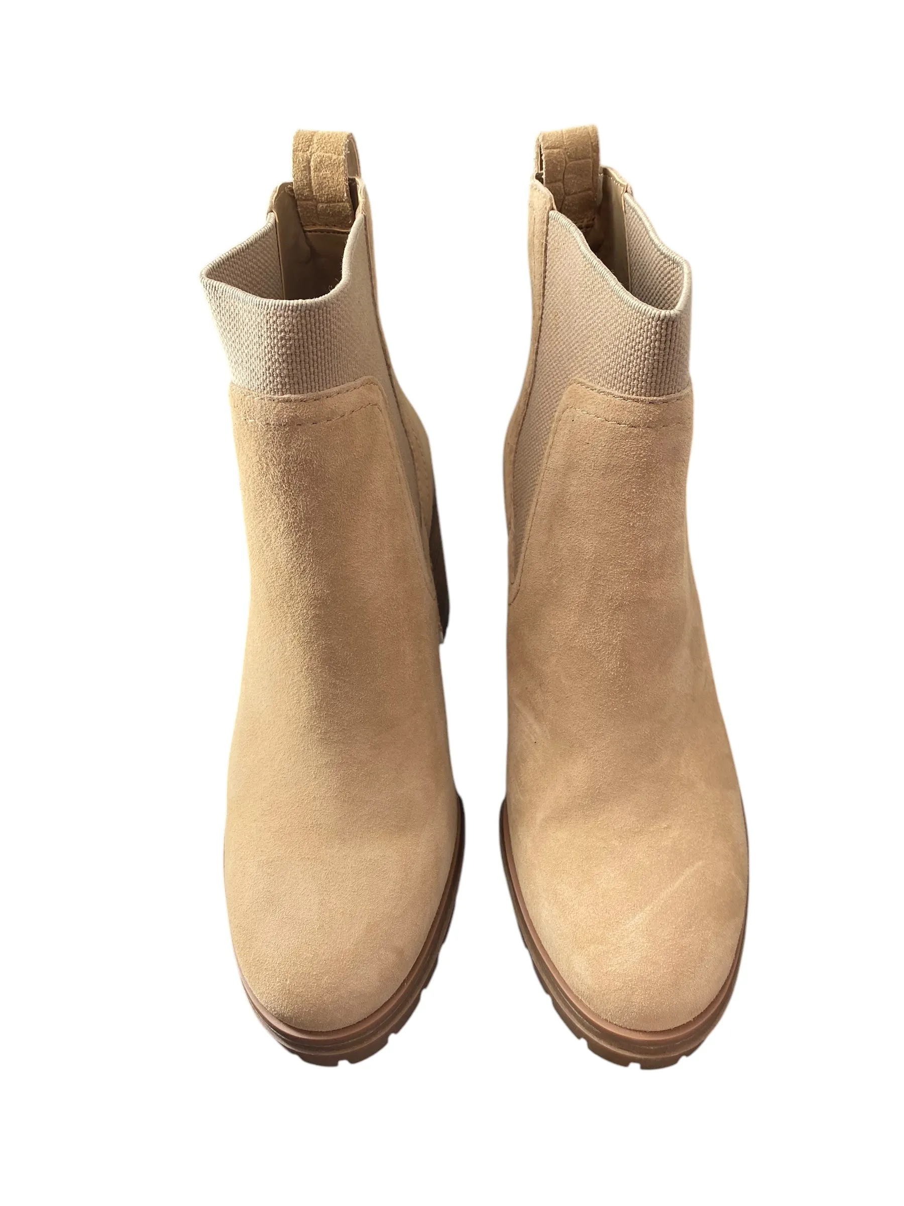 Boots Ankle Heels By Vince Camuto In Brown, Size: 7