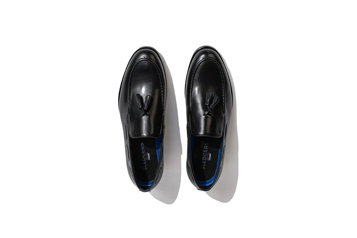 Cache Tassel Loafer - Black