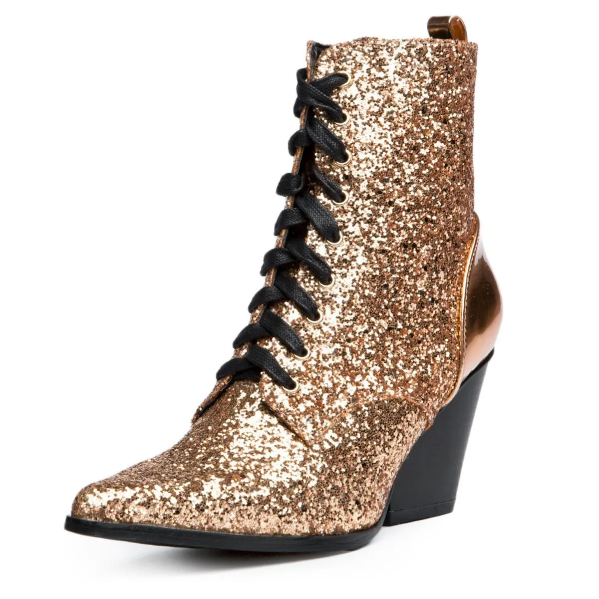Cape Robbin Kelsey-18 Rose Gold Bootie Rose Gold