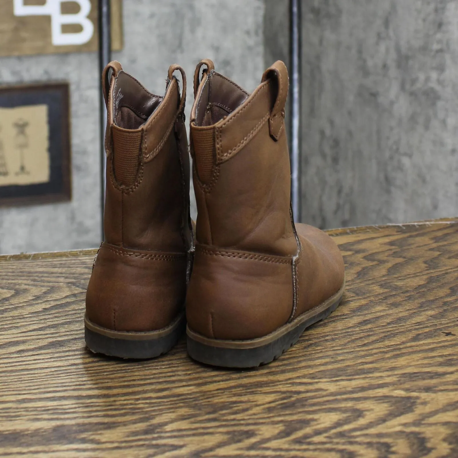 Cat & Jack Toddler Boys Pull On Boots 1667697d32ee33 Brown 10T