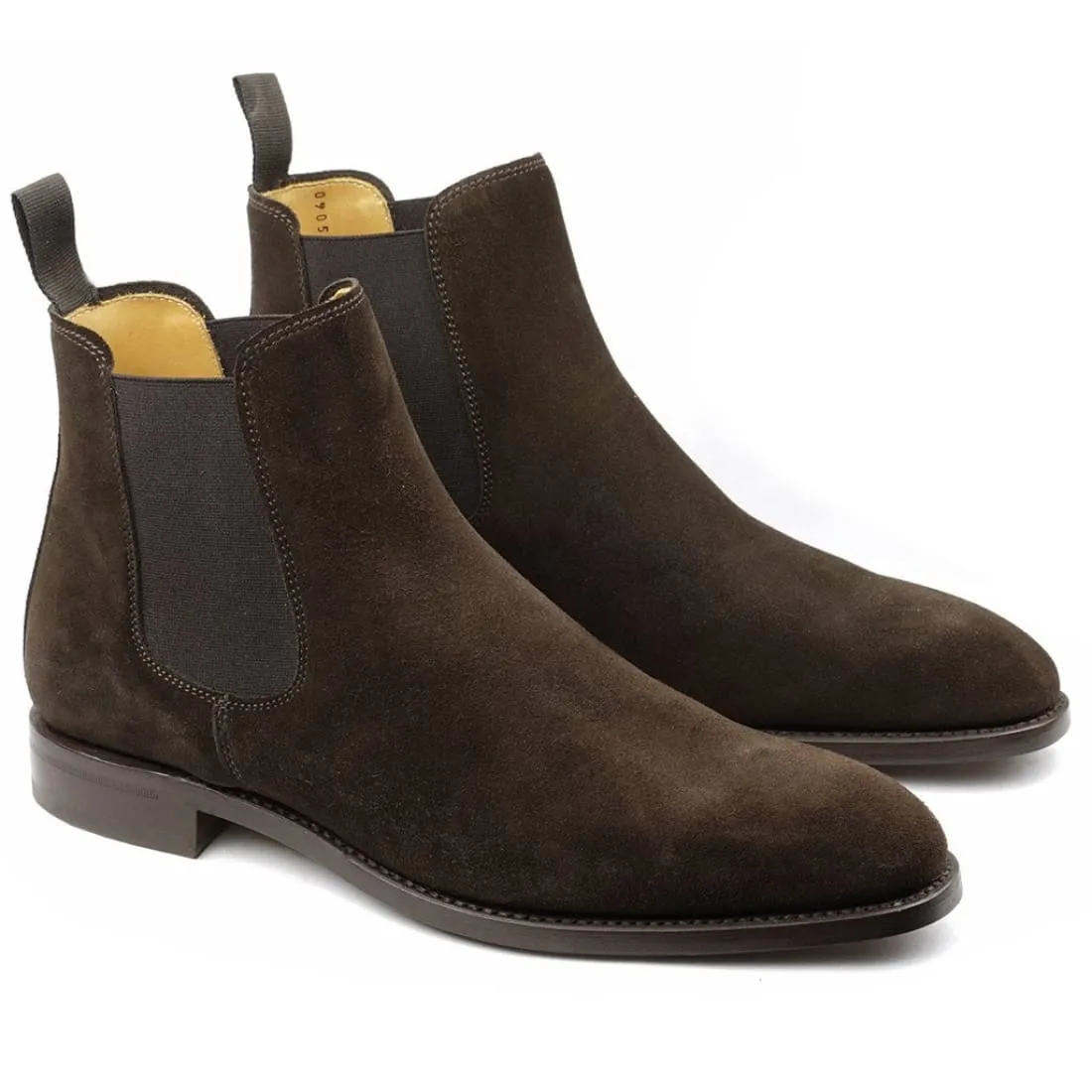 Chelsea Boots Daim Marron