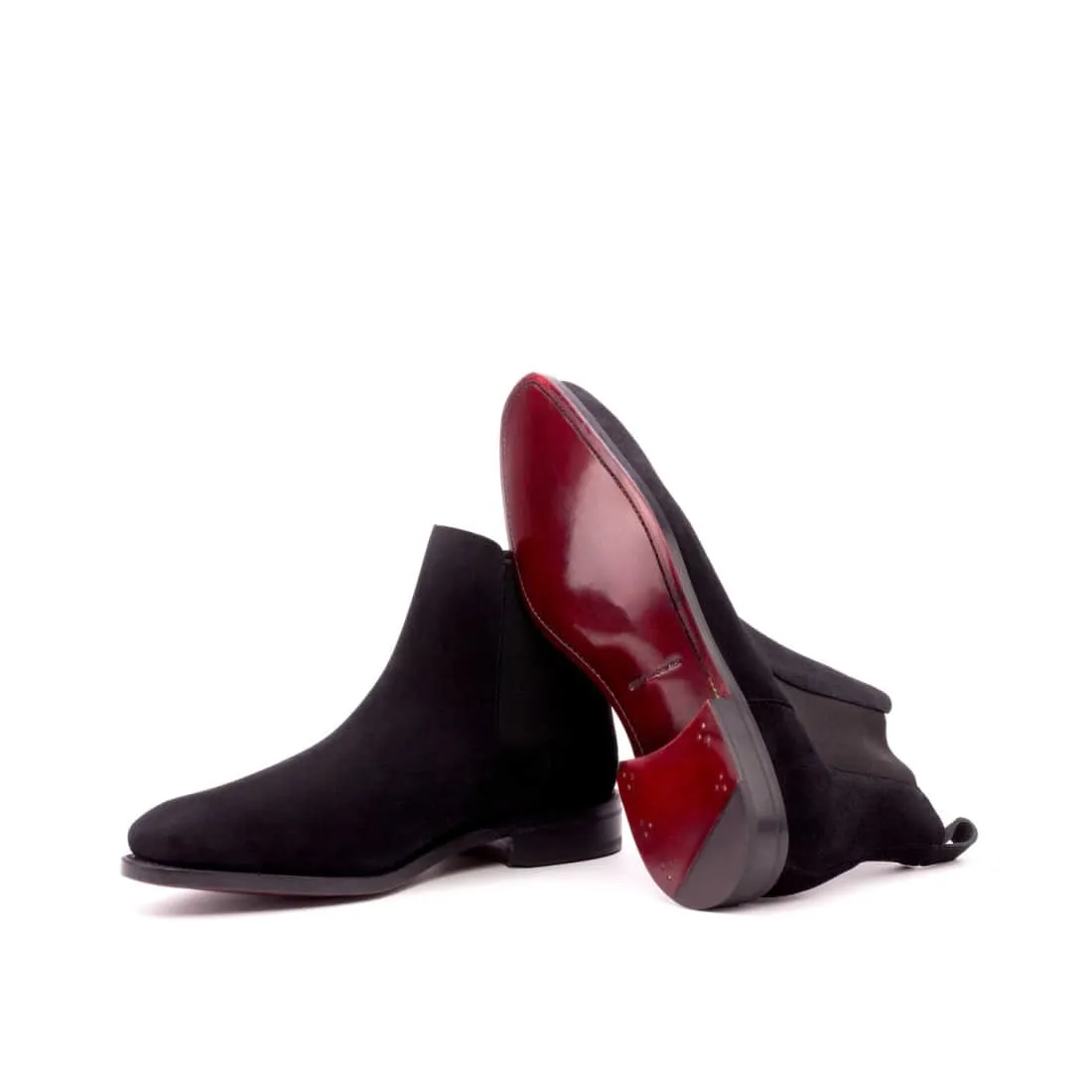 Cheslea Boots en daim noir