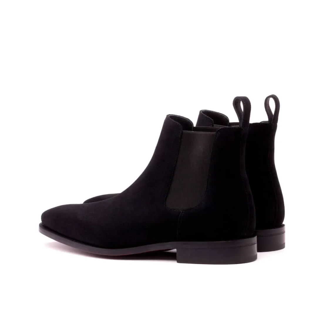 Cheslea Boots en daim noir