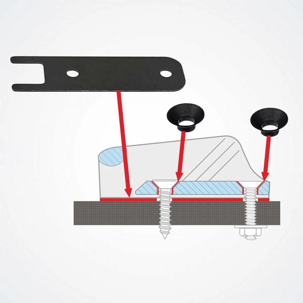 Clamcleat Insulators For Racing Junior Cleats - PT424&25