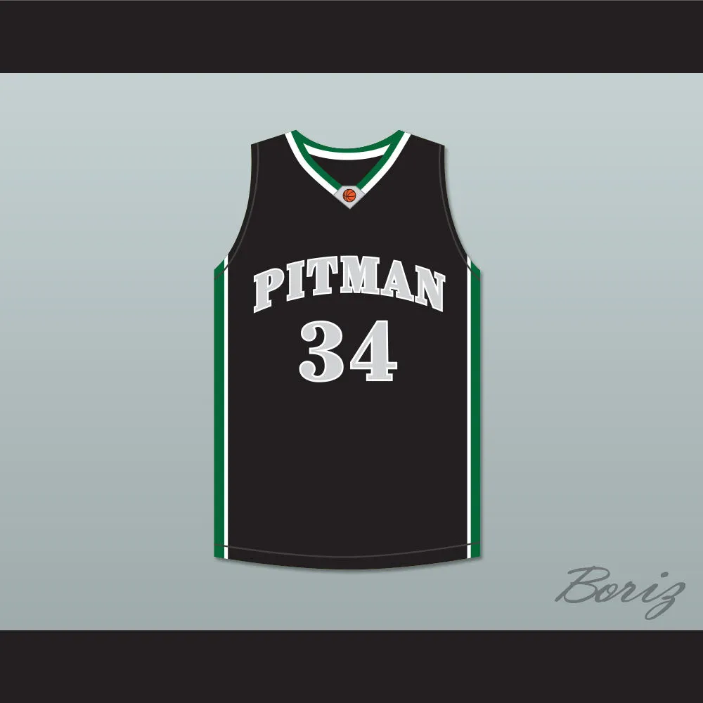 Colin Kaepernick 34 John H. Pitman High School Pride Black Basketball Jersey 1