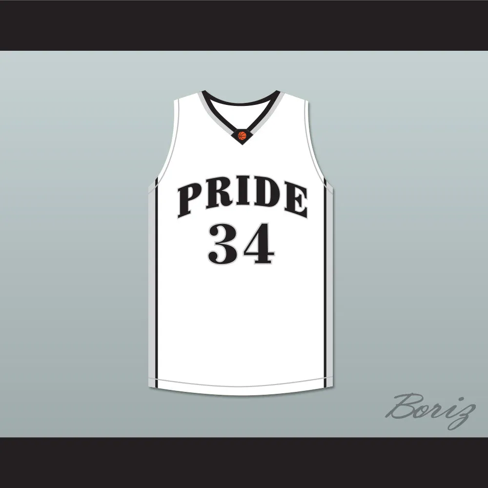 Colin Kaepernick 34 John H. Pitman High School Pride White Basketball Jersey 2