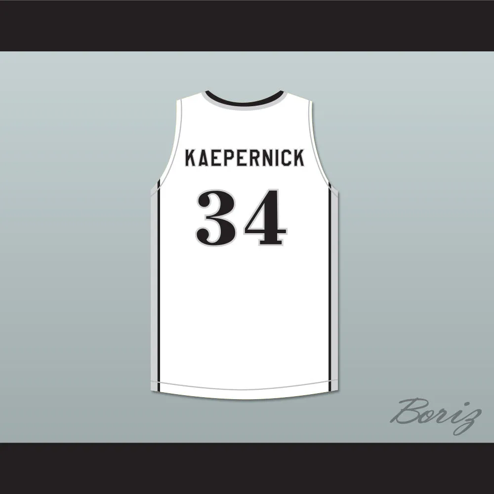 Colin Kaepernick 34 John H. Pitman High School Pride White Basketball Jersey 2