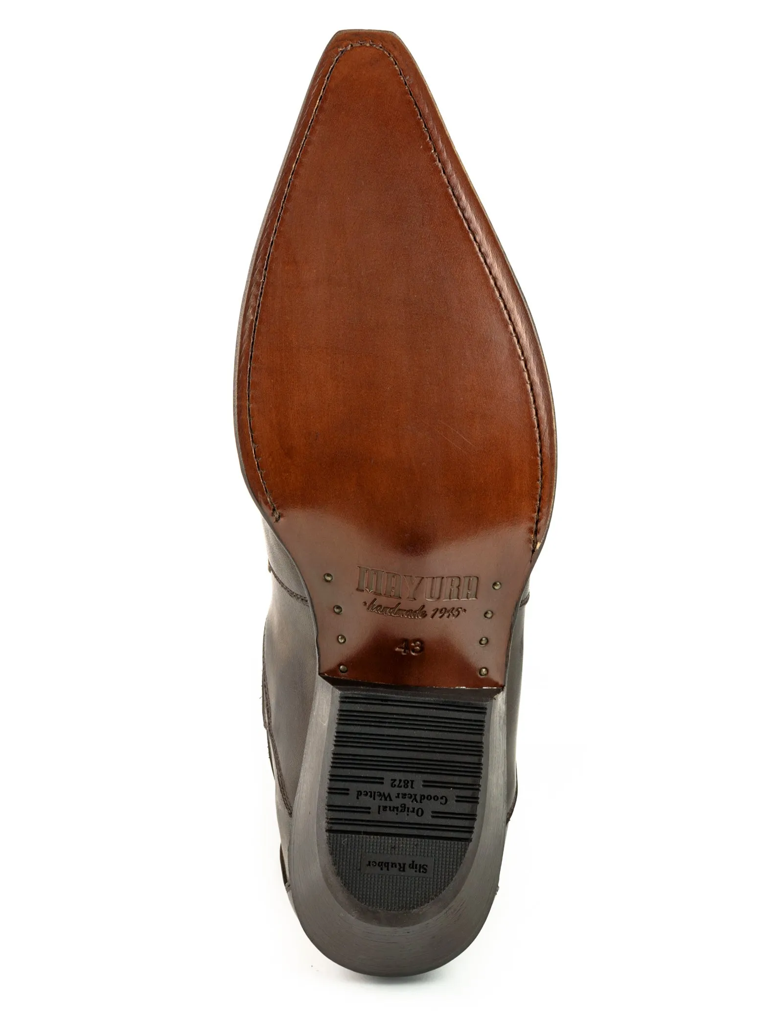 Cowboy Boots or Ankle Boots for Women and Men Handcrafted Dark Brown Leather Urban 1931