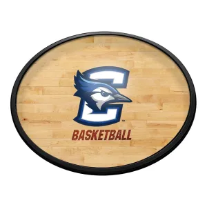 Creighton Bluejays: Hardwood - Oval Slimline Lighted Wall Sign