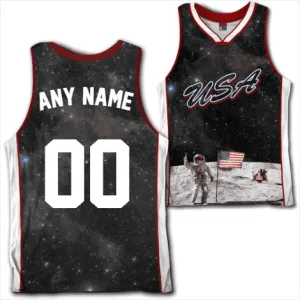 Custom USA Galaxy Basketball Jersey