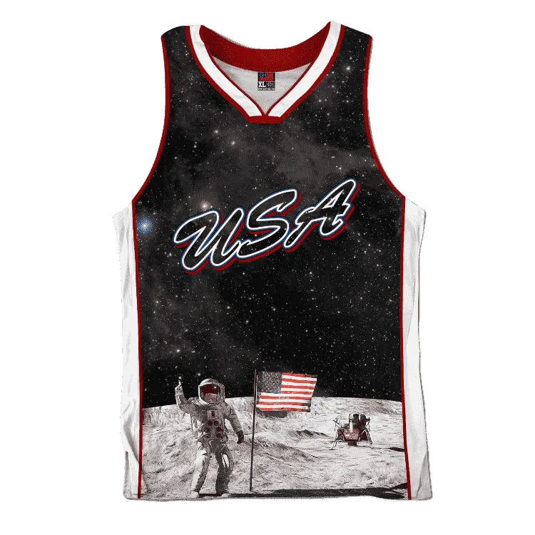 Custom USA Galaxy Basketball Jersey