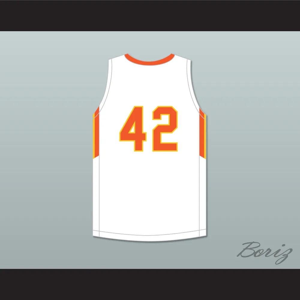 Dalen Terry 4 Corona del Sol High School Aztecs White Basketball Jersey 1