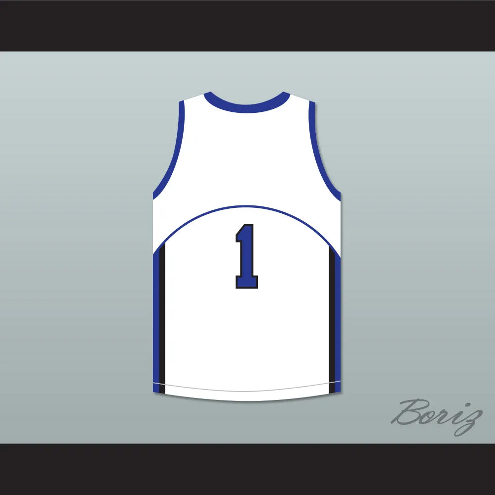Damian Lillard 1 Oakland High School Wildcats White Basketball Jersey