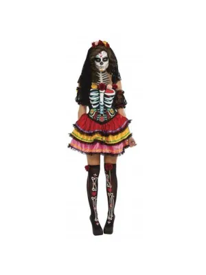 Day Of The Dead Senorita Size M