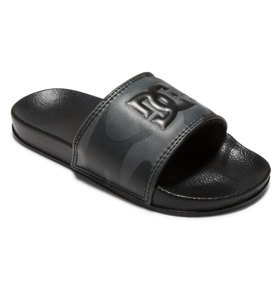 DC Slide Kids' Sandals White/Black/Camo