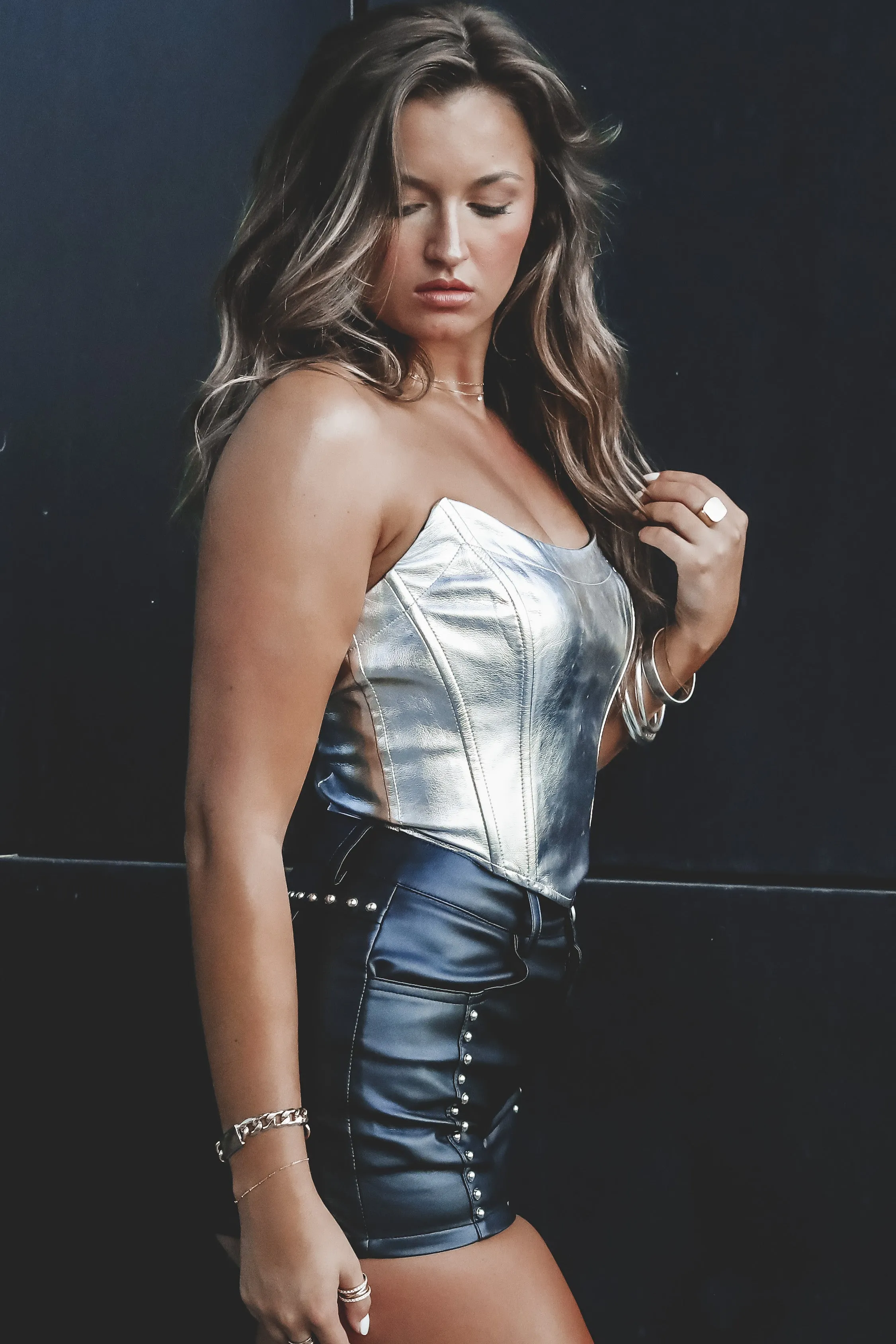 DEAL LINE & DOT Tinsley Corset Top